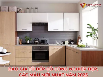 Giá tủ bếp gỗ công nghiệp đẹp bao nhiêu? Tổng hợp các mẫu mới nhất 2025 Giá tủ bếp gỗ công nghiệp đẹp bao nhiêu? Tổng hợp các mẫu mới nhất 2025