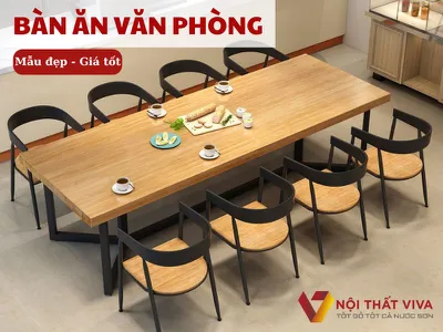 [Cập Nhật] Các Mẫu Bàn Ăn Văn Phòng Đẹp Xuất Sắc, Báo Giá Hấp Dẫn Nhất