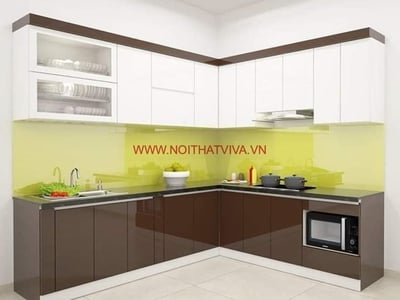 Cập nhật xu hướng thiết kế tủ bếp chữ L đẹp, tiện nghi cho bếp Việt giá rẻ 
