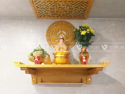 Chi tiết cách bài trí bàn thờ Quan Âm treo tường tại gia đúng chuẩn 
