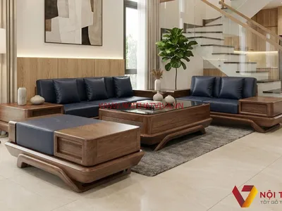  Khám phá 25+ mẫu sofa gỗ óc chó đẹp, sang trọng, chuẩn xu hướng 