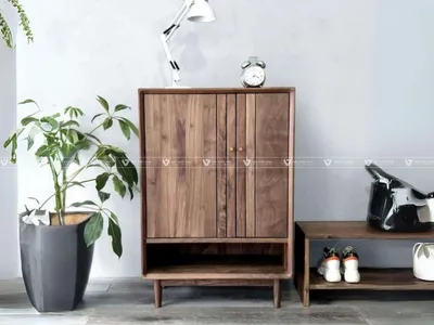 Khám phá tủ giày gỗ óc chó cao cấp đẹp, tiện nghi, sang trọng  Khám phá tủ giày gỗ óc chó cao cấp đẹp, tiện nghi, sang trọng