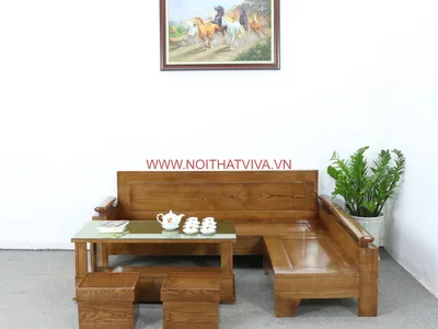 Kích thước sofa gỗ chữ L chuẩn phổ biến hiện nay, bạn nên biết trước khi mua  