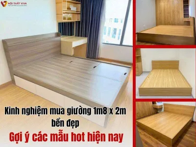 Kinh nghiệm mua giường 1m8 x 2m bền đẹp – Gợi ý các mẫu hot hiện nay Kinh nghiệm mua giường 1m8 x 2m bền đẹp – Gợi ý các mẫu hot hiện nay