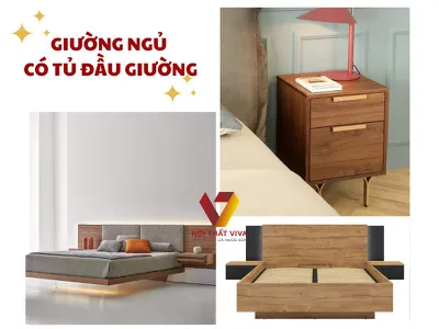 Mách Bạn Các Mẫu Giường Ngủ Có Tủ Đầu Giường Đa Năng, Ấn Tượng Nhất Mách Bạn Các Mẫu Giường Ngủ Có Tủ Đầu Giường Đa Năng, Ấn Tượng Nhất
