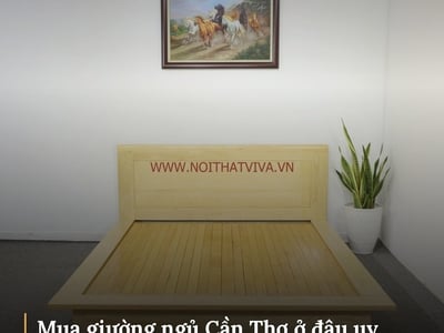 Mua giường ngủ Cần Thơ ở đâu uy tín? Mẫu đẹp, giá xưởng 