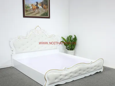 Những mẫu giường ngủ trắng đẹp mỹ miều cho căn phòng