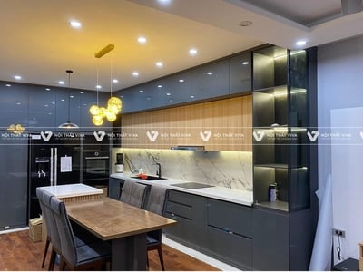 Nội thất Viva - Xưởng thi công tủ bếp gỗ công nghiệp trọn gói, giá rẻ uy tín