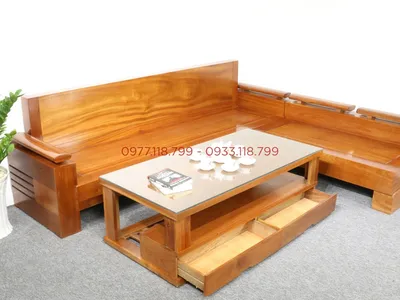 Review sofa góc chữ L gỗ xoan đào: đẹp, bền, giá rẻ có đáng mua không?