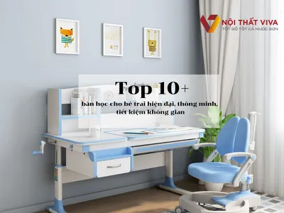 Top 10+ bàn học cho bé trai hiện đại, thông minh, tiết kiệm không gian Top 10+ bàn học cho bé trai hiện đại, thông minh, tiết kiệm không gian