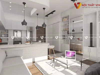 TOP 10 thiết kế nội thất chung cư 45m2 đẹp, tối ưu công năng 2025 TOP 10 thiết kế nội thất chung cư 45m2 đẹp, tối ưu công năng 2025
