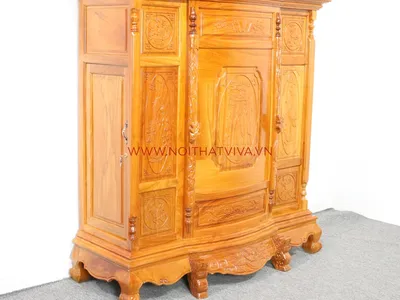 Top 3 mẫu tủ thờ gia tiên bụng phệ đẹp, bền được ưa chuộng tại Nội thất Viva