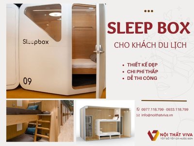 Top Mẫu Sleep Box Cho Khách Du Lịch Đẹp, Giá Rẻ, Dễ Thi Công Tại TPHCM