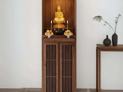 Tủ thờ gỗ công nghiệp có bền không? Những điều cần cân nhắc trước khi mua