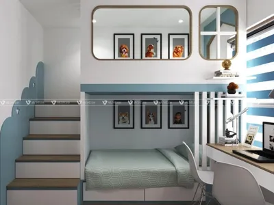 Xu hướng thiết kế phòng ngủ giường tầng thông minh và tiện nghi cho gia đình Xu hướng thiết kế phòng ngủ giường tầng thông minh và tiện nghi cho gia đình