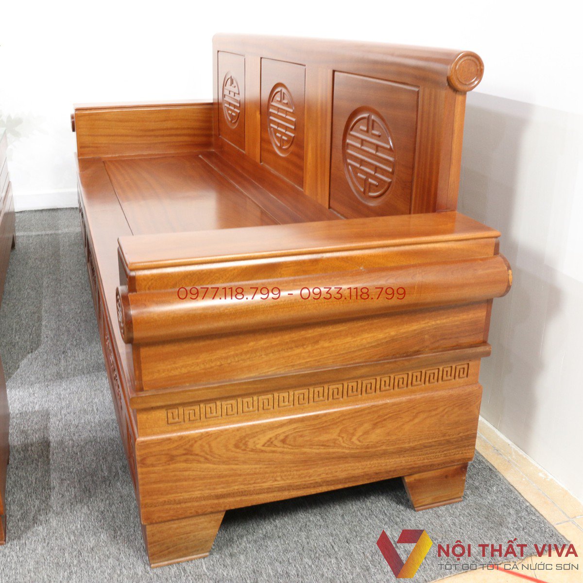 bộ bàn ghế sofa gỗ Xoan Đào