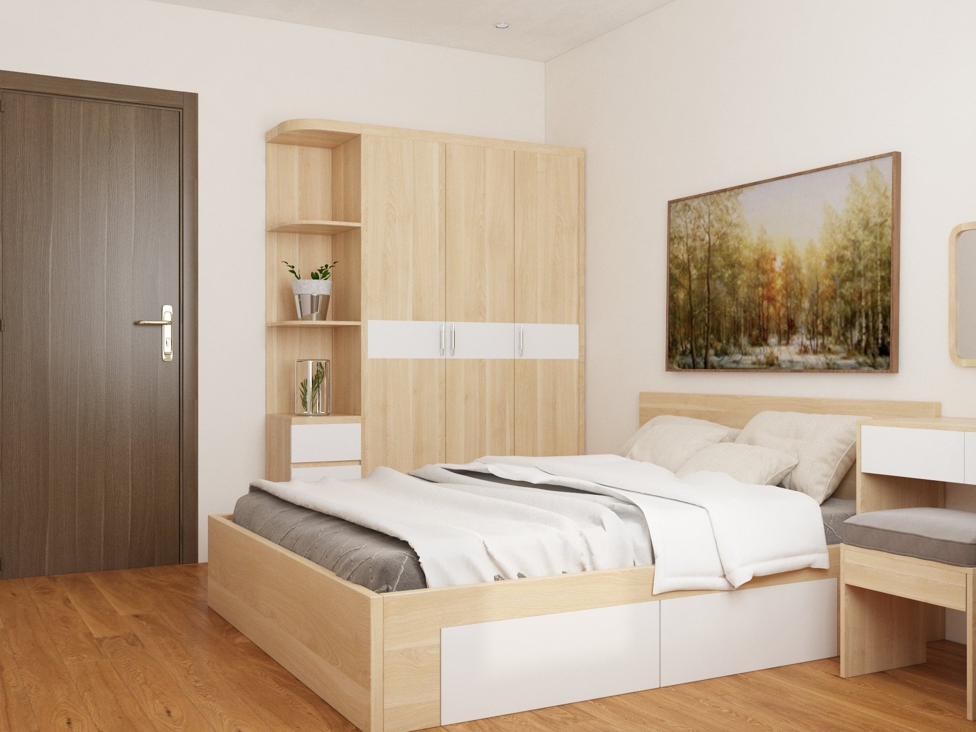 6 ý tưởng lưu trữ thông minh với tủ quần áo phong cách hiện đại