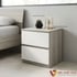 Tủ Để Đầu Giường Gỗ MDF Melamine Màu Xám Vân Gỗ Hộc Kéo Trắng Đẹp Giá Rẻ