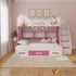 Giường 2 Tầng Trẻ Em Hình Thỏ Bunny Siêu Đáng Yêu Gỗ MDF Phủ Melamine