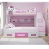 Giường Tầng Bé Gái Hello Kitty Bằng Gỗ Công Nghiệp Giá Hợp Lí