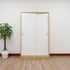 Tủ Cửa Lùa 2 Cánh Gỗ MDF Phủ Melamine Màu Vàng Cánh Trắng Giá Rẻ