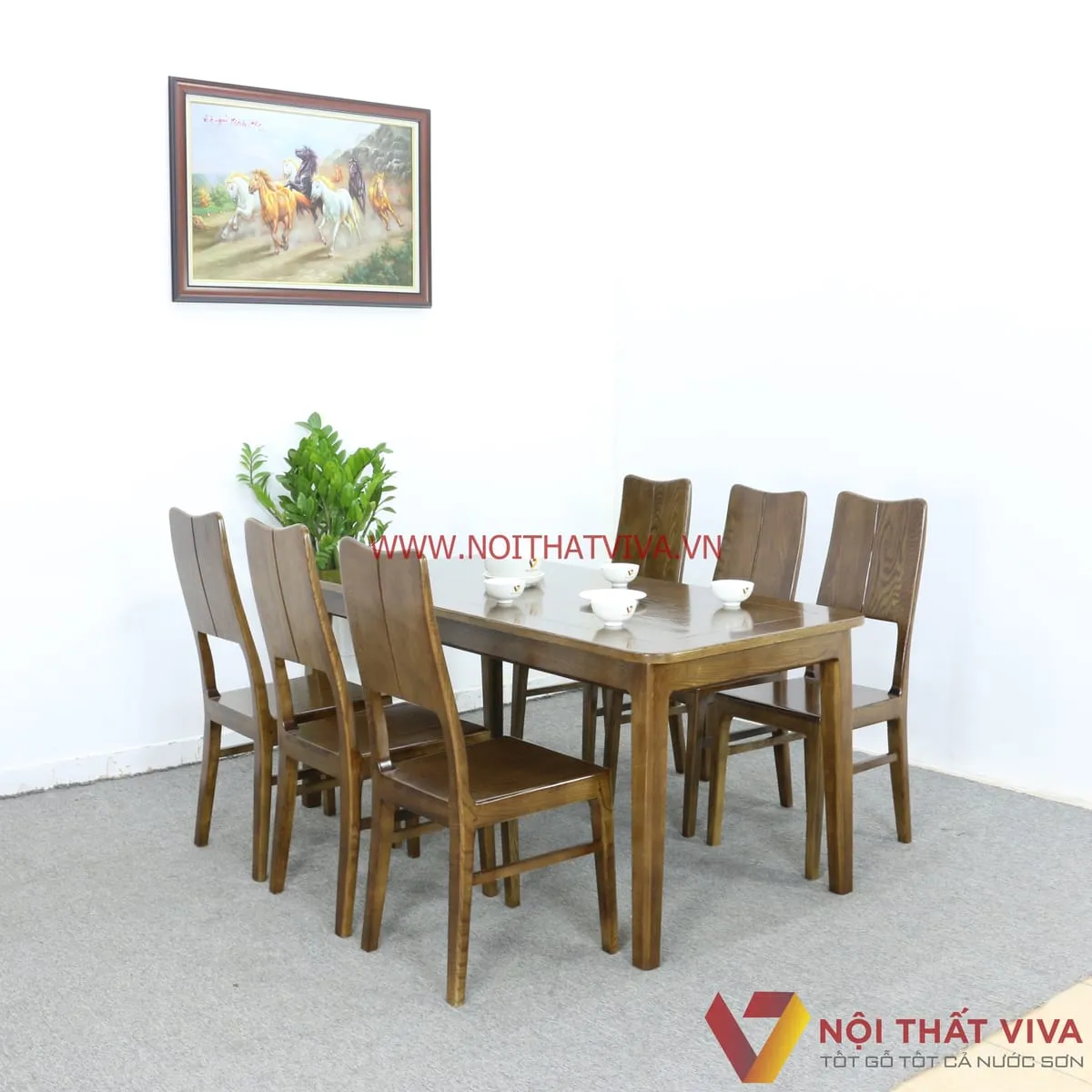 Bàn ăn 6 người hiện đại – Chia sẻ kinh nghiệm chọn mua mẫu thịnh hành