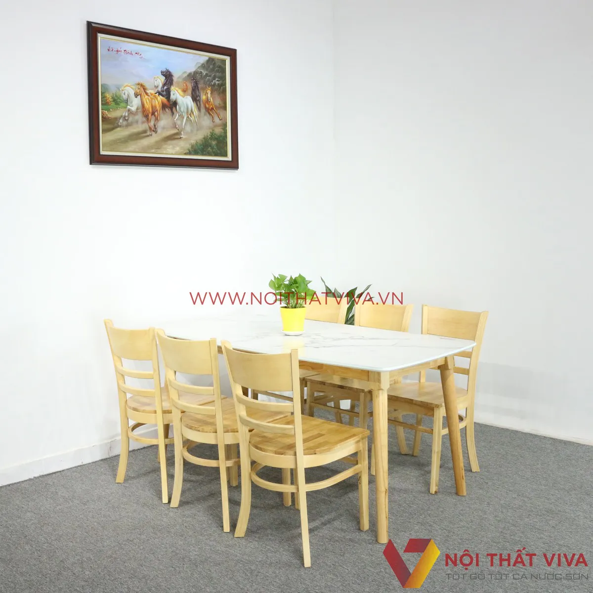 Bàn ăn 6 người hiện đại – Chia sẻ kinh nghiệm chọn mua mẫu thịnh hành