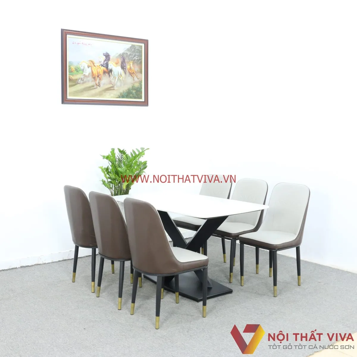 Bàn ăn 6 người hiện đại – Chia sẻ kinh nghiệm chọn mua mẫu thịnh hành