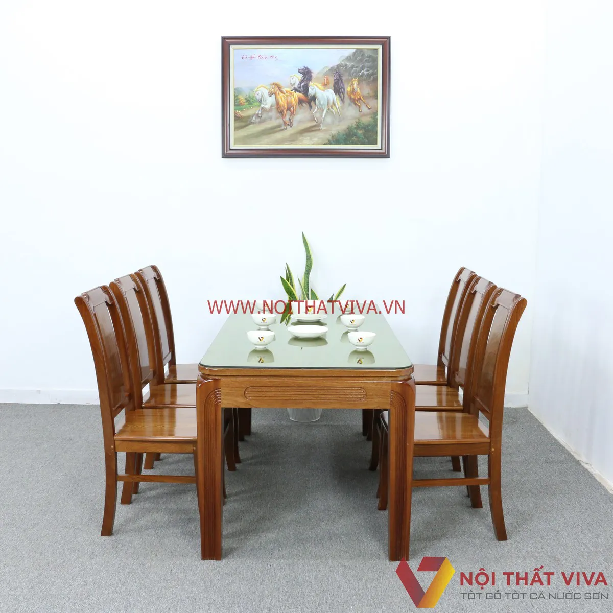 Bàn ăn 6 người hiện đại – Chia sẻ kinh nghiệm chọn mua mẫu thịnh hành