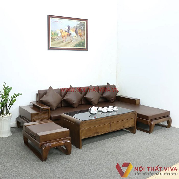 Bộ sofa bọc nệm bền, đẹp, giá rẻ tại Nội thất Viva.