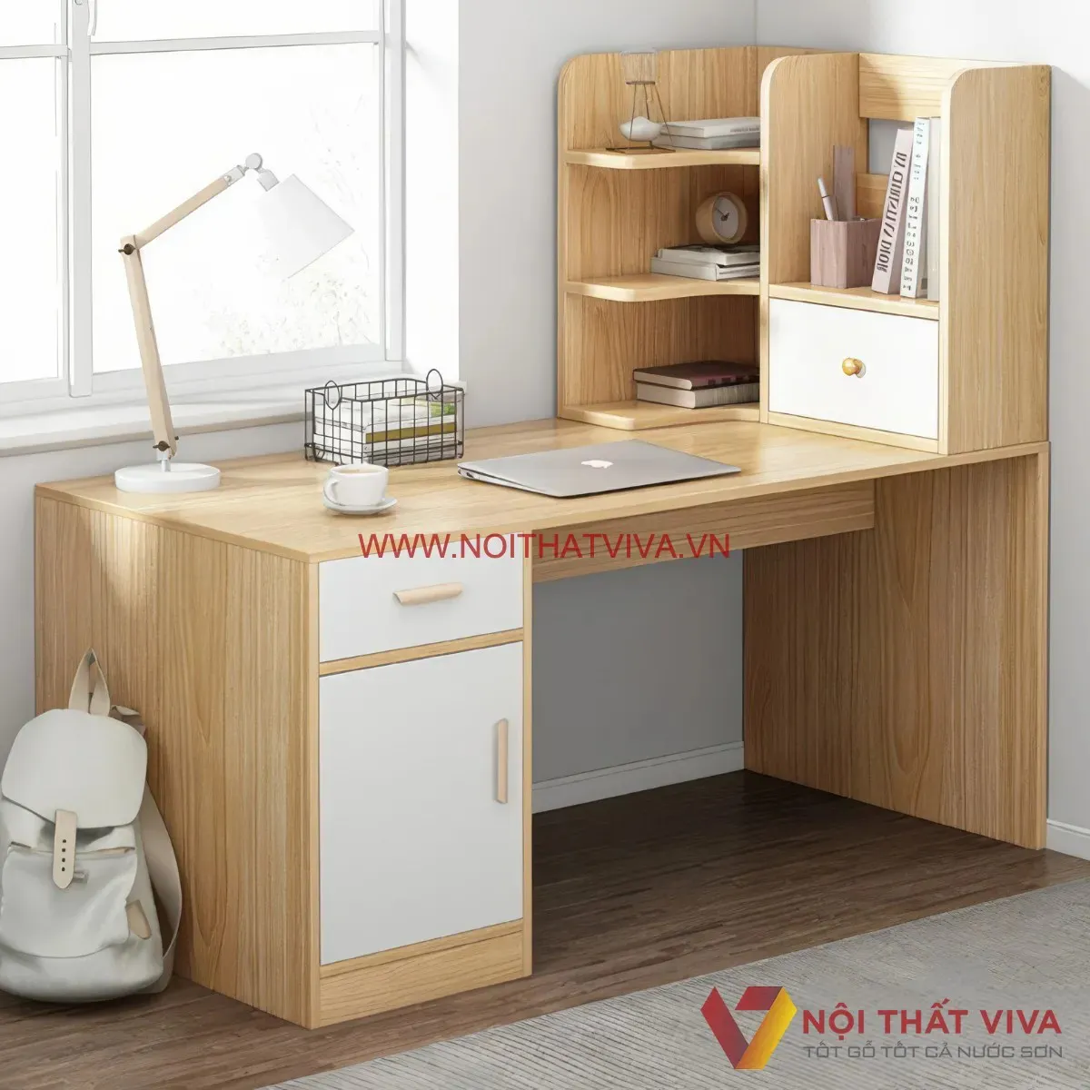 Bàn Học Gỗ Công Nghiệp