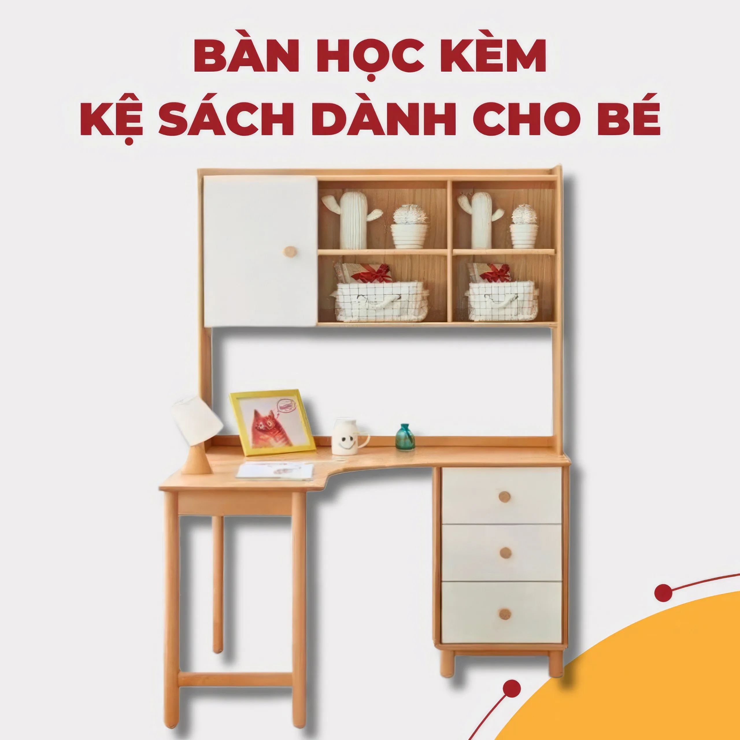 B&agrave;n Học Gỗ Tự Nhi&ecirc;n