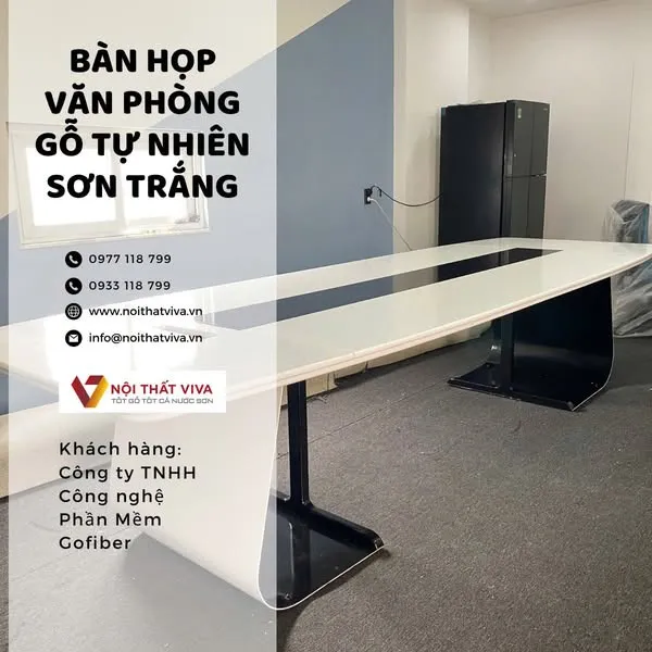 Bàn Họp Gỗ Tự Nhiên