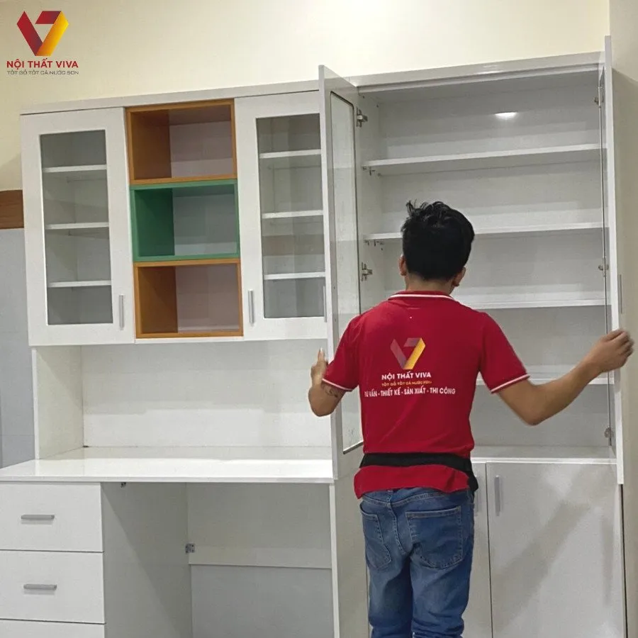 Bàn Làm Việc Gỗ Công Nghiệp