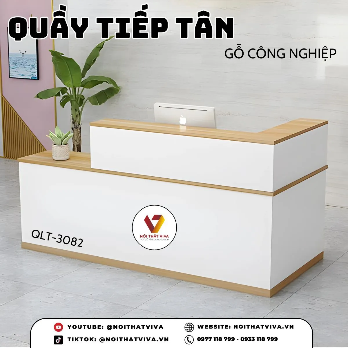 30+ Mẫu Quầy Lễ Tân Gỗ Công Nghiệp Hiện Đại Bền Đẹp Giá Tốt Nhất 2024