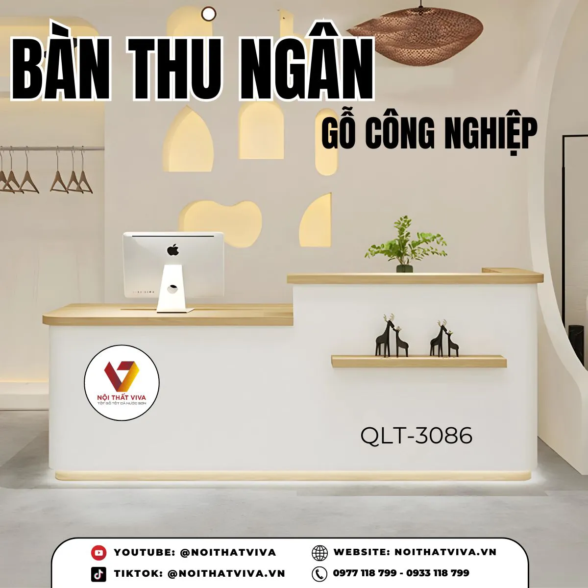 30+ Mẫu Quầy Lễ Tân Gỗ Công Nghiệp Hiện Đại Bền Đẹp Giá Tốt Nhất 2024