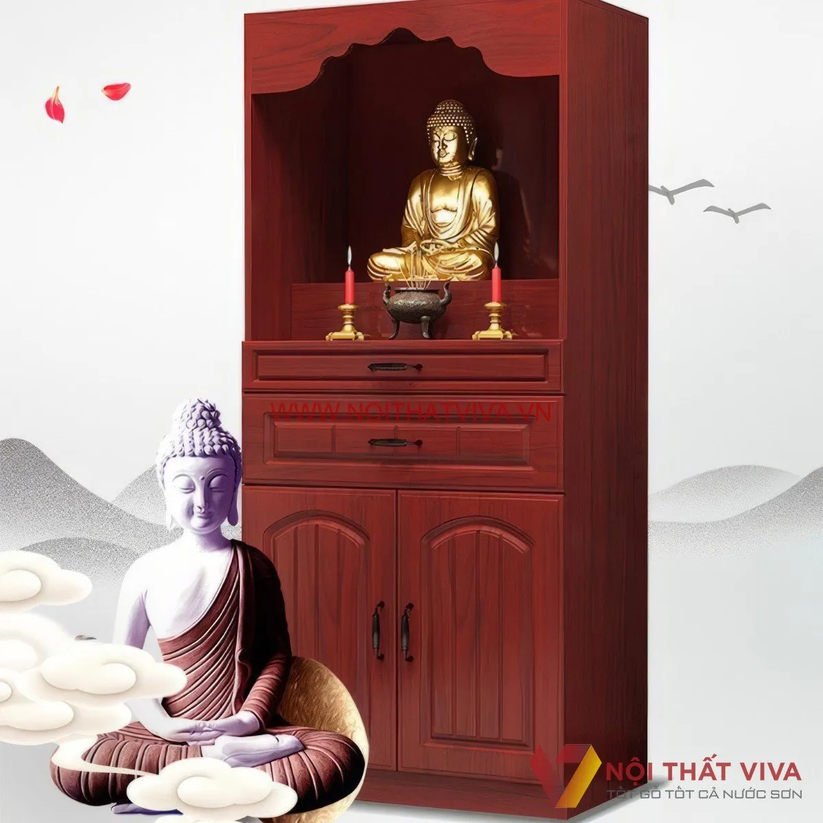 Bàn Thờ Gỗ Công Nghiệp