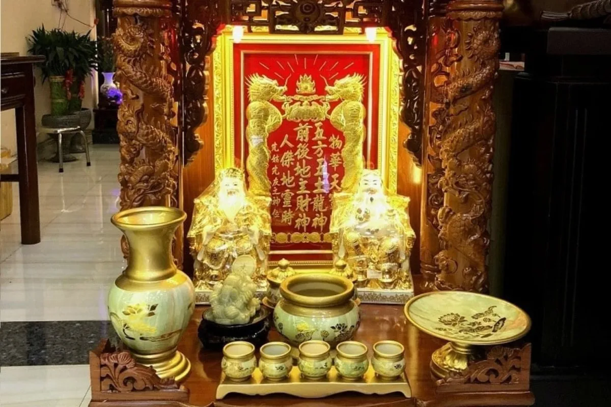 Bàn Thờ Thần Tài - Ông Địa
