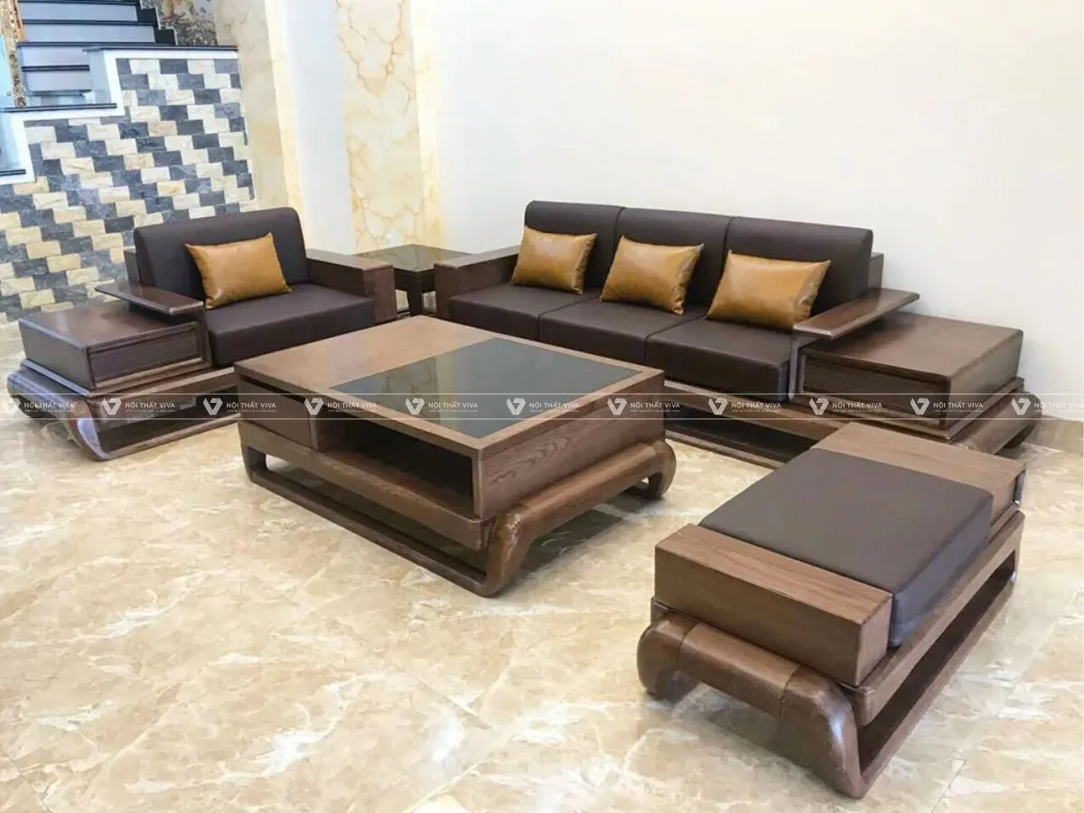 Bàn Ghế Sofa Gỗ