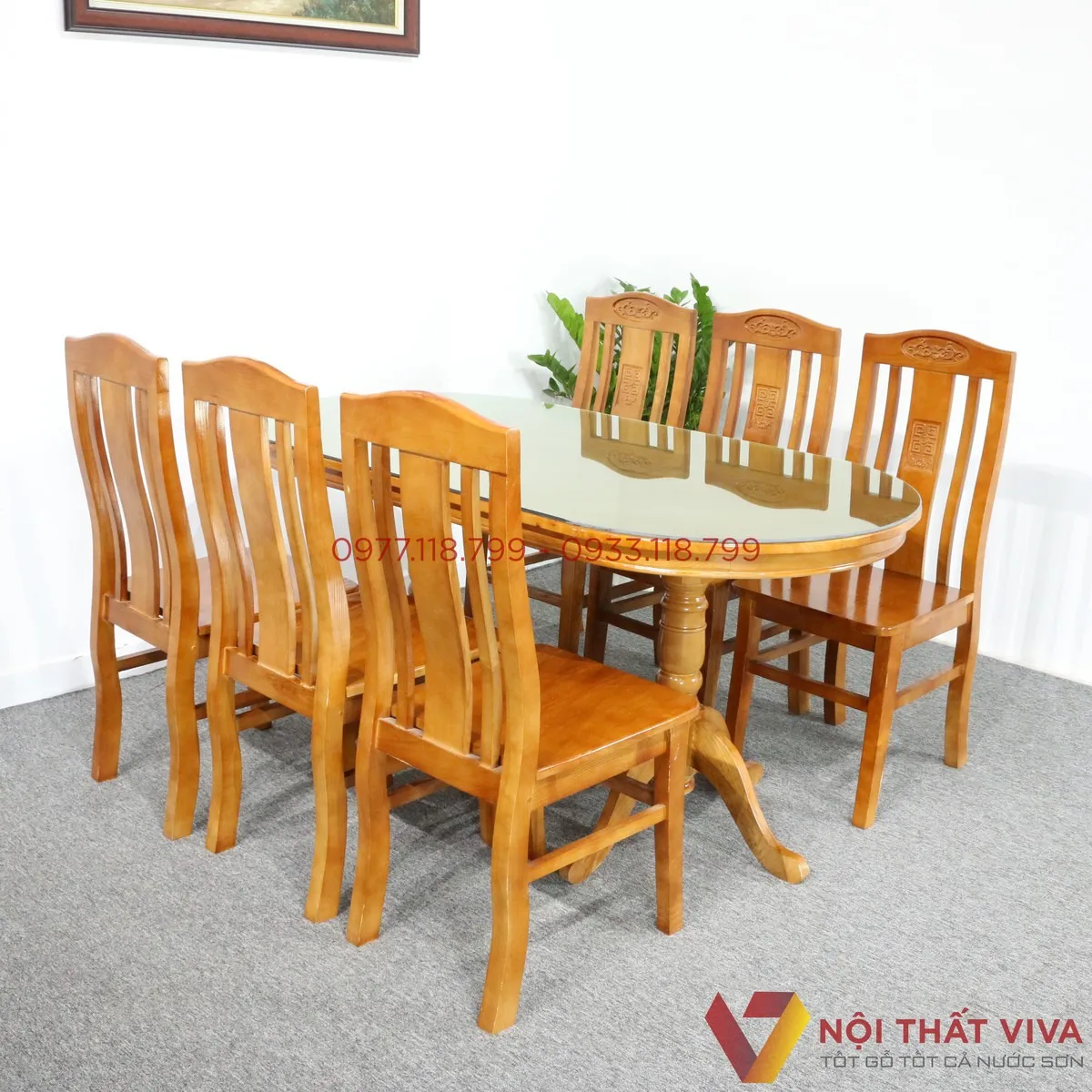Bộ Bàn Ăn 6 Ghế