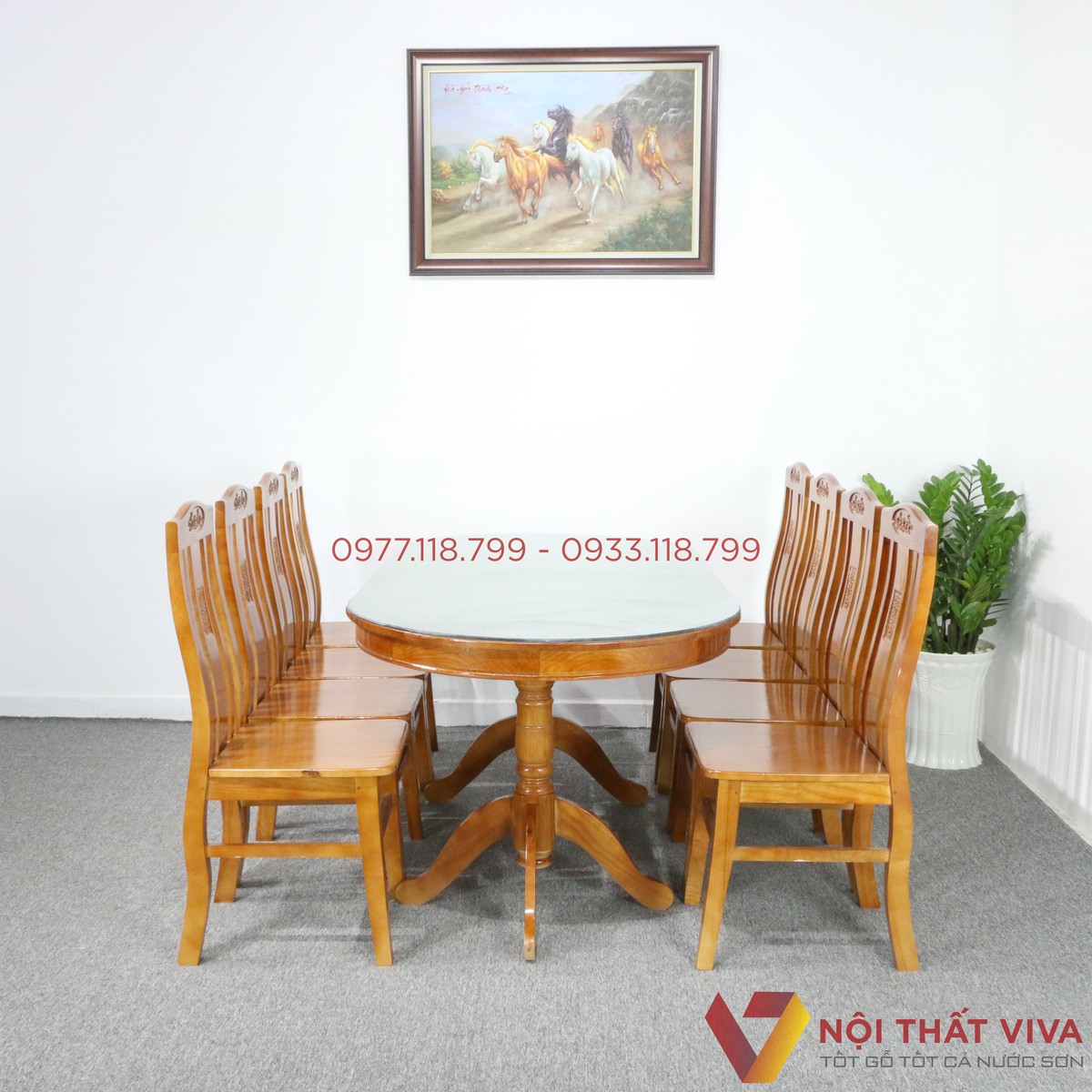 Bộ bàn ăn gỗ 8 ghế tại sao nên mua? Mẫu nào đẹp nhất