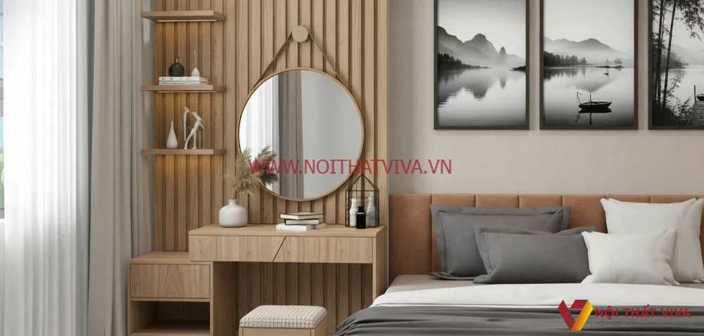 Bộ Giường Ngủ Hiện Đại Kết Hợp Bàn Trang Điểm Đẹp Giá Rẻ  Bộ Giường Ngủ Hiện Đại Kết Hợp Bàn Trang Điểm Đẹp Giá Rẻ