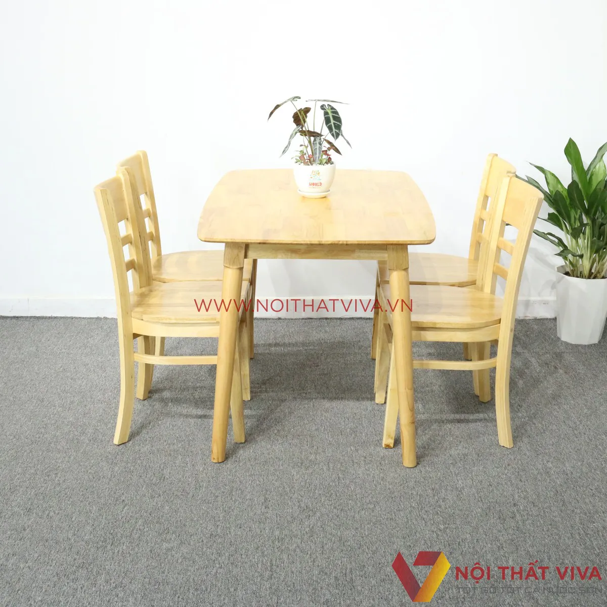 Bộ sưu tập 6 mẫu bàn ăn gỗ đơn giản cho không gian phòng bếp hiện đại