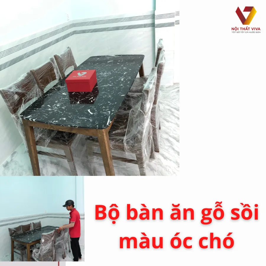 Các mẫu bàn ăn gỗ sồi giá rẻ đang gây bão trên thị trường Việt Nam