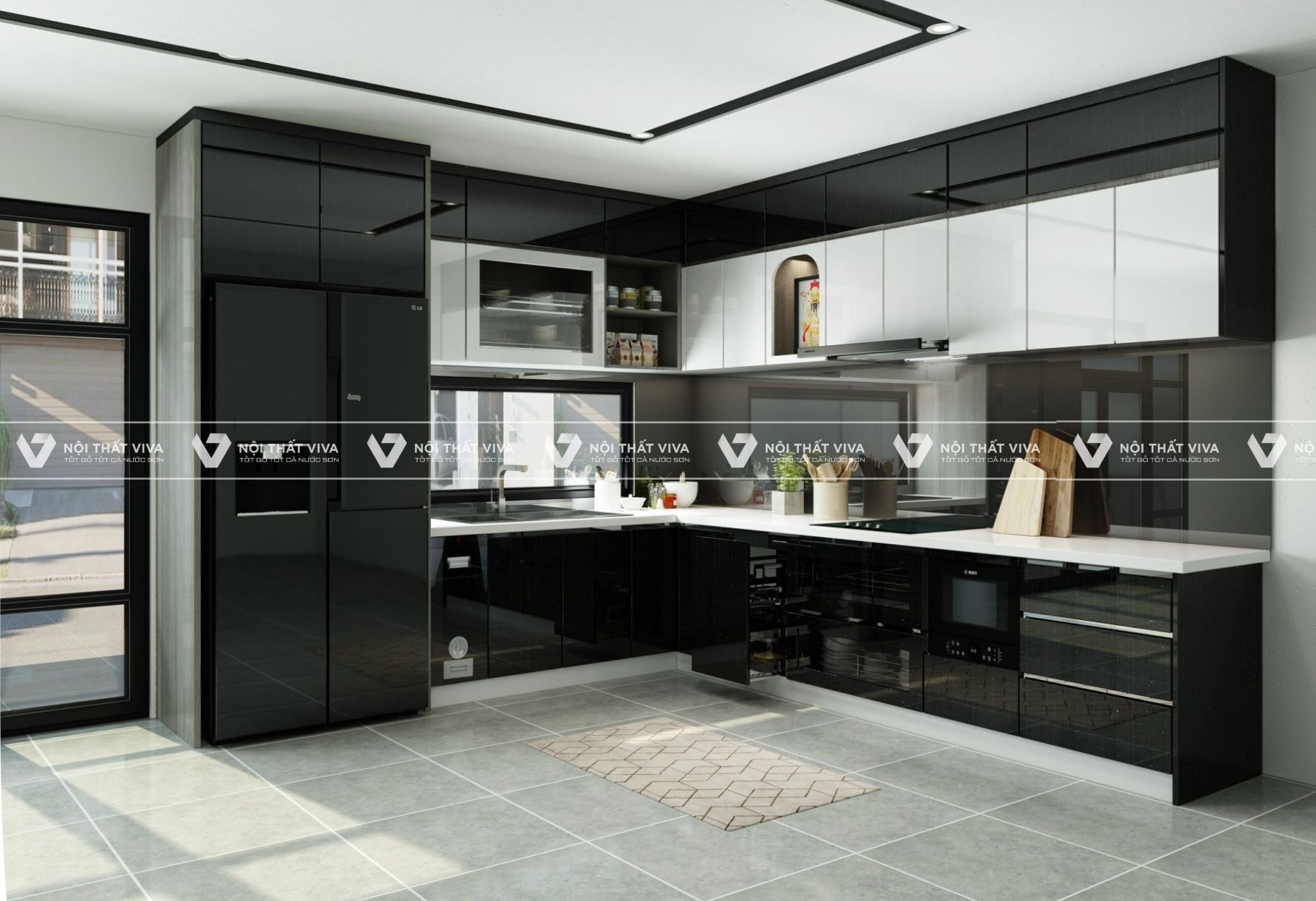 Cập nhật các mẫu tủ bếp acrylic đẹp, hiện đại, sang trọng nhất 2025