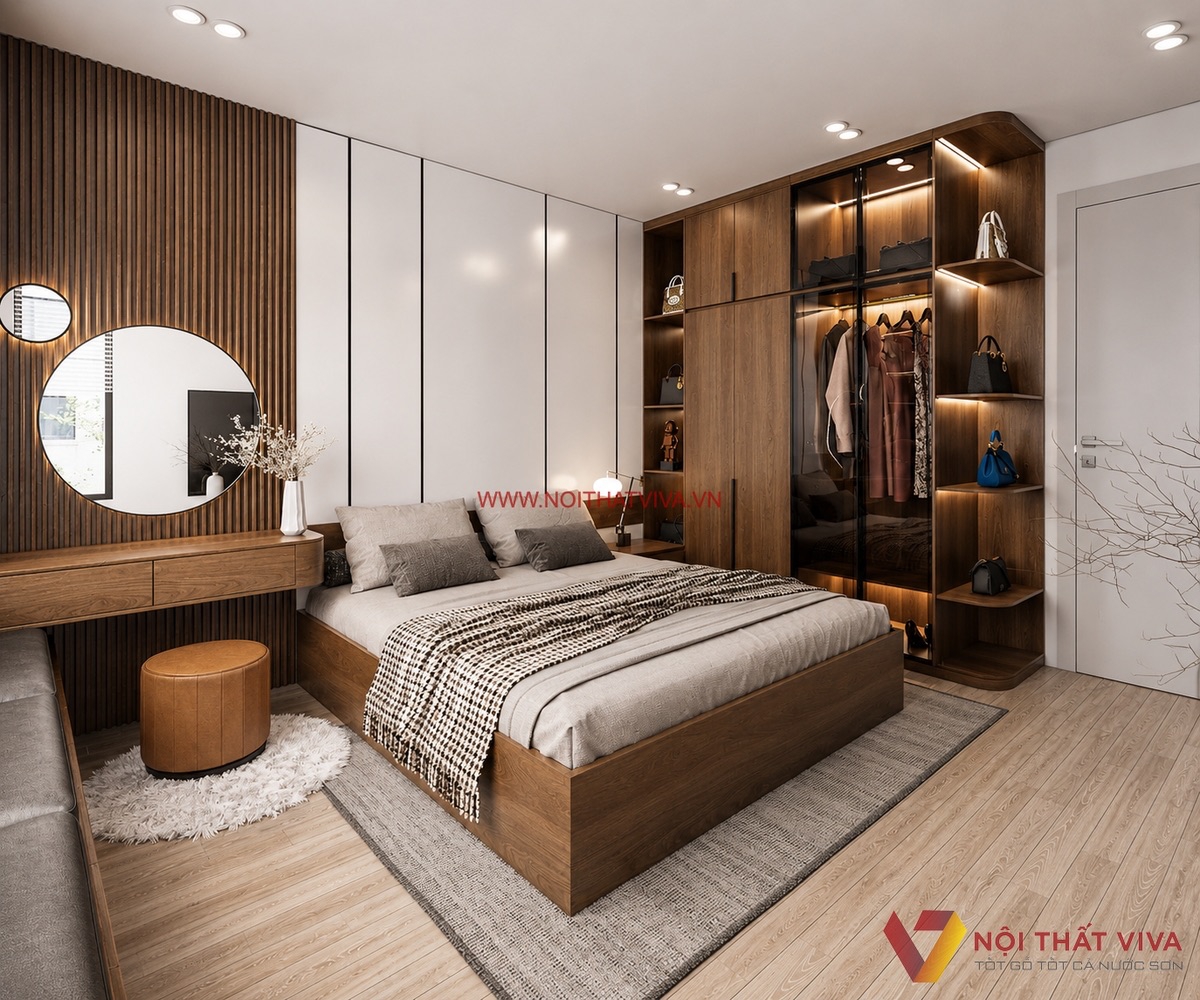 Combo nội thất ph&ograve;ng ngủ cao cấp tại Nội thất Viva