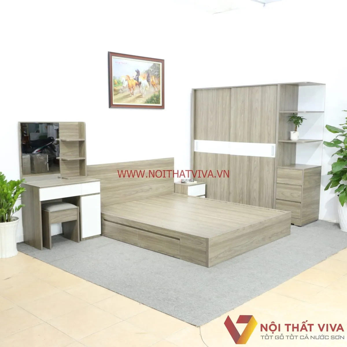 Combo nội thất phòng ngủ gỗ công nghiệp: Giá rẻ và… còn gì nữa?