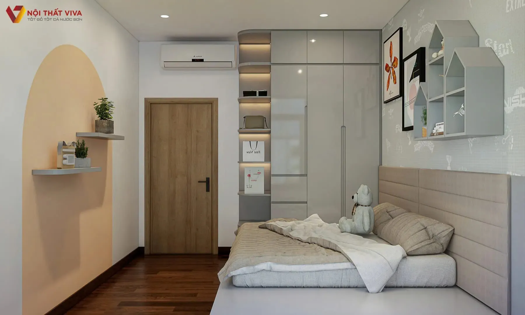Combo phòng ngủ gỗ công nghiệp