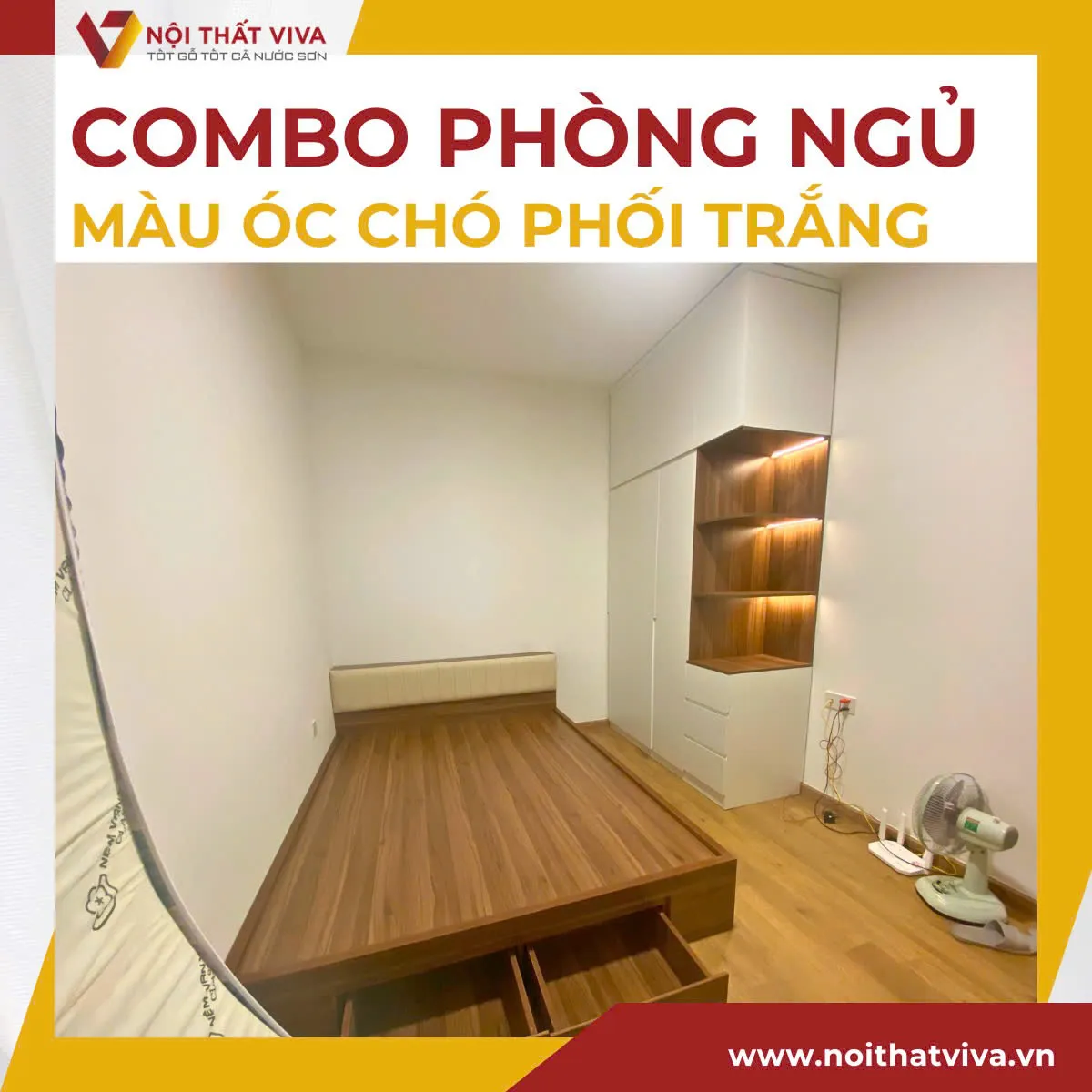 Combo phòng ngủ gỗ công nghiệp