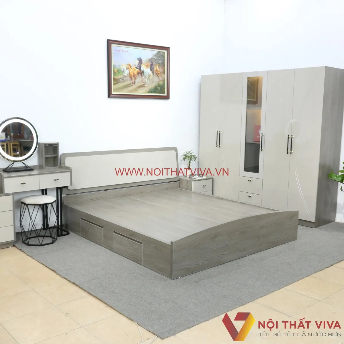 Combo phòng ngủ gỗ công nghiệp